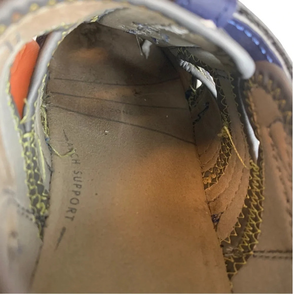 Keens Knotch Creek Sandal Waterproof  Steel Grey/ Blue Depths Size Big Kids 5 - Picture 11 of 16